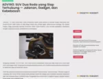 ADV160: SUV Dua Roda yang Siap Terhubung — Jalanan, Gadget, dan Kebebasan