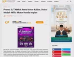 Promo JUTAWAN Astra Motor Kalbar, Solusi Mudah Miliki Motor Honda Impian
