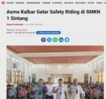 Asmo Kalbar Gelar Safety Riding di SMKN 1 Sintang
