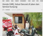 Honda CARE, Solusi Darurat di Jalan dan Service Kunjung