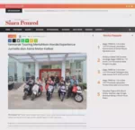Semarak Touring Meriahkan Honda Experience Jurnalis dan Astra Motor Kalbar