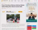 Pesan #CariAman Dikemas Kekinian Melalui Safety Riding Short Movie Contest 2026