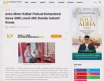 Astra Motor Kalbar Perkuat Kompetensi Siswa SMK Lewat UKK Standar Industri Honda