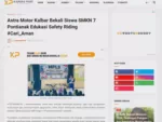 Astra Motor Kalbar Bekali Siswa SMKN 7 Pontianak Edukasi Safety Riding #Cari_Aman