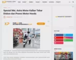 Spesial Mei, Astra Motor Kalbar Tebar Diskon dan Promo Motor Honda