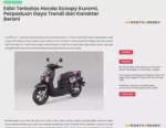 Edisi Terbatas Honda Scoopy Kuromi, Perpaduan Gaya Trendi dan Karakter Berani