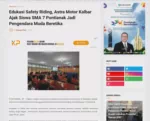 Edukasi Safety Riding, Astra Motor Kalbar Ajak Siswa SMA 7 Pontianak Jadi Pengendara Muda Beretika