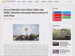 Convoy Merdeka Astra Motor Kalbar dan HWBC, Kobarkan Semangat Nasionalisme di Jalan Raya