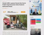 Honda CARE, Layanan Darurat dan Servis Praktis bagi Konsumen Setia Honda di Kalimantan Barat