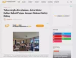 Tekan Angka Kecelakaan, Astra Motor Kalbar Bekali Pelajar dengan Edukasi Safety Riding