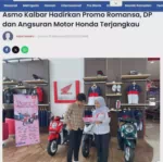 Asmo Kalbar Hadirkan Promo Romansa, DP dan Angsuran Motor Honda Terjangkau