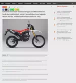 Extreme Red Hadir Selaras dengan Ciri Khas Warna Bodi dan Jok Berkelir Merah Sesuai Identitas Sepeda Motor Honda, Ini Warna Andalan New CRF 150L