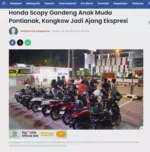 Honda Scopy Gandeng Anak Muda Pontianak, Kongkow Jadi Ajang Ekspresi