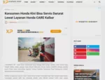 Konsumen Honda Kini Bisa Servis Darurat Lewat Layanan Honda CARE Kalbar