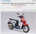 Tampil Lebih Segar, New Honda Genio Makin Bergaya Retro dan Fashionable