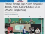 Perkuat Sinergi Bagi Negeri hingga ke daerah, Asmo Kalbar Edukasi SR di SMAN 1 Singkawang