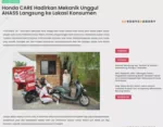 Honda CARE Hadirkan Mekanik Unggul AHASS Langsung ke Lokasi Konsumen