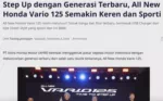 Step Up dengan Generasi Terbaru, All New Honda Vario 125 Semakin Keren dan Sporti