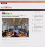 Asmo Kalbar Bekali Karyawan PLTU Bengkayang dengan Pengetahuan Safety Riding