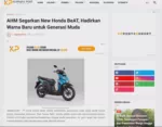 AHM Segarkan New Honda BeAT, Hadirkan Warna Baru untuk Generasi Muda