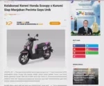 Kolaborasi Keren! Honda Scoopy x Kuromi Siap Manjakan Pecinta Gaya Unik