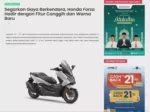 Segarkan Gaya Berkendara, Honda Forza Hadir dengan Fitur Canggih dan Warna Baru