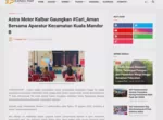 Astra Motor Kalbar Gaungkan #Cari_Aman Bersama Aparatur Kecamatan Kuala Mandor B