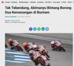 Tak Tebendung, Abimanyu Bintang Borong Dua Kemenangan di Buriram