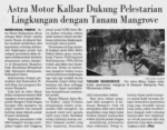 Astra Motor Kalbar Dukung Pelestarian Lingkungan dengan Tanam Mangrove