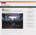 Hadir di Mall GAIA Bumi Raya City, New Honda ADV160 Memukau Pengunjung