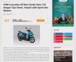 AHM Luncurkan All New Honda Vario 125 dengan Tipe Street, Tampil Lebih Sporti dan Modern