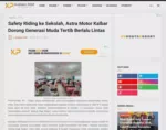 Safety Riding ke Sekolah, Astra Motor Kalbar Dorong Generasi Muda Tertib Berlalu Lintas