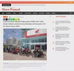 Kebersamaan Spesial Paguyuban HWBC dan Astra Motor Kalbar Lewat Convoy Merdeka di Perayaan HUT ke-80 RI TAhun 2025