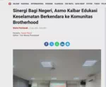 Sinergi Bagi Negeri, Asmo Kalbar Edukasi Keselamatan Berkendara ke Komunitas Brotherhood
