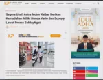 Segera Usai! Astra Motor Kalbar Berikan Kemudahan Miliki Honda Vario dan Scoopy Lewat Promo SeMayNgat