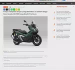 Punya Tampilan Anyar yang Memikat, Ini Daftar Harga New Honda ADV160 Sang Skutik Premium