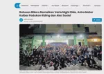 Ratusan Bikers Ramaikan Vario Night Ride, Astra Motor Kalbar Padukan Riding dan Aksi Sosial