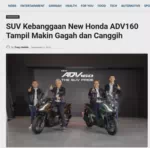 SUV Kebanggaan New Honda ADV160 Tampil Makin Gagah dan Canggih