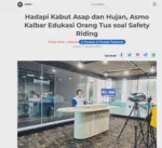 Hadapi Kabut Asap dan Hujan, Asmo Kalbar Edukasi Orang Tua soal Safety Riding