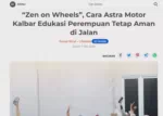 “Zen on Wheels”, Cara Astra Motor Kalbar Edukasi Perempuan Tetap Aman di Jalan