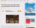 Fun Motour Camp Astra Motor Kalbar Pererat Solidaritas Komunitas Honda