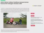 Astra Motor Kalbar Pastikan Kenyamanan Konsumen dengan Honda CARE
