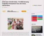 AHM Gelar FeVoSH 2026, 715 SMK Bersaing Tingkatkan Kompetensi Guru dan Siswa Teknik Motor