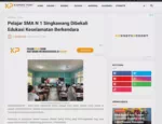 Pelajar SMA N 1 Singkawang Dibekali Edukasi Keselamatan Berkendara