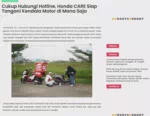 Cukup Hubungi Hotline, Honda CARE Siap Tangani Kendala Motor di Mana Saja