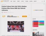 Festival Vokasi Satu Hati 2026 Libatkan Puluhan Ribu Siswa SMK dari Seluruh Indonesia