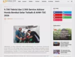 9.700 Teknisi dan 2.500 Service Advisor Honda Berebut Gelar Terbaik di AHM-TSC 2026