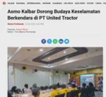 Asmo Kalbar Dorong Budaya Keselamatan Berkendara di PT United Tractor