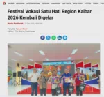 Festival Vokasi Satu Hati Region Kalbar 2026 Kembali Digelar