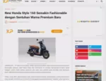 New Honda Stylo 160 Semakin Fashionable dengan Sentuhan Warna Premium Baru